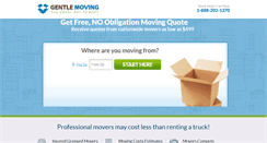 Desktop Screenshot of gentlemoving.net